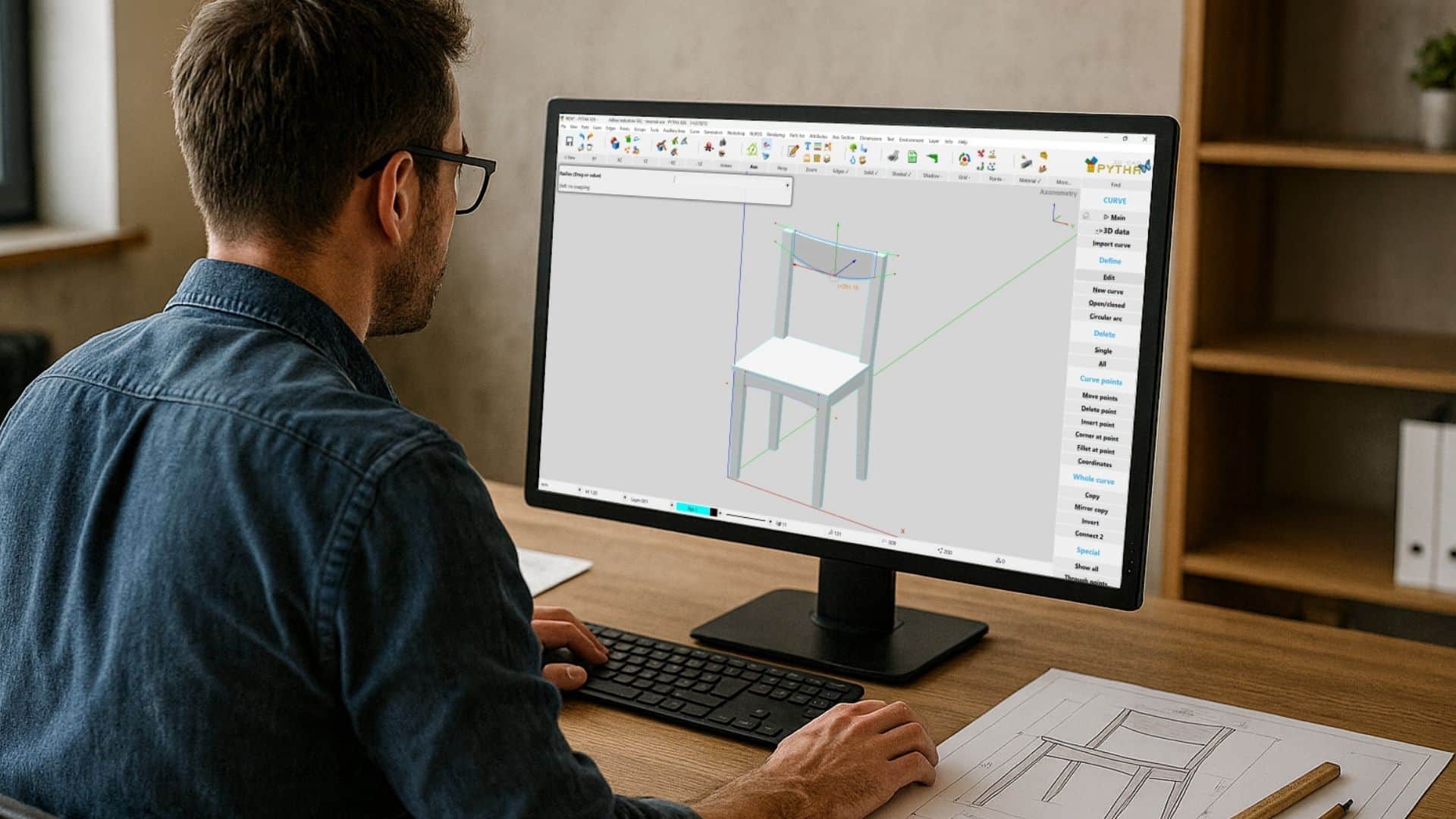 PYTHA pentru producatorii de mobilier la comanda